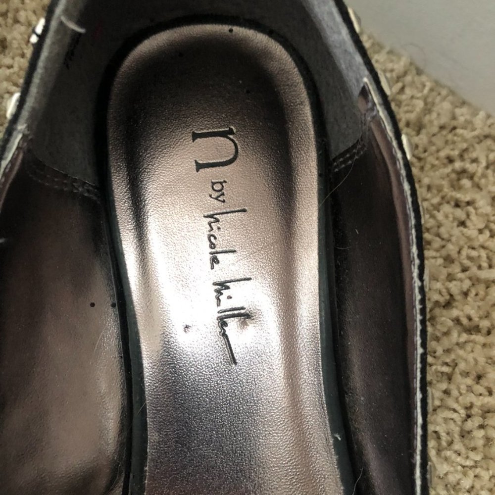 Sparkly Riveted Flats - Picture 3 of 5